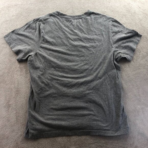 Nike Womens T-Shirt Large Gray Have A Nike Day Smiley Face Graphic Tee Casual - Picture 6 of 6